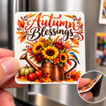 Autumn Blessings Refrigerator Magnets – Set of 2