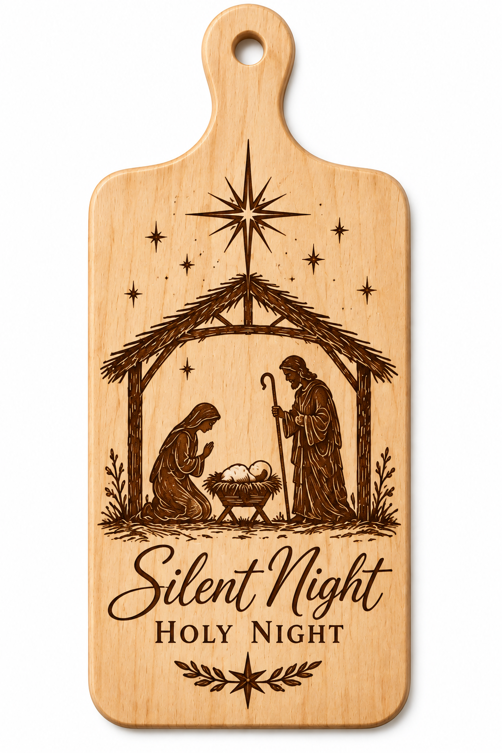 Christmas Decorative Mini Cutting Boards – Choose Your Design | UV Printed or Laser Engraved