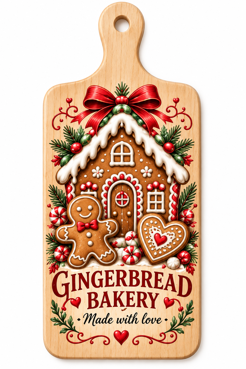 Christmas Decorative Mini Cutting Boards – Choose Your Design | UV Printed or Laser Engraved